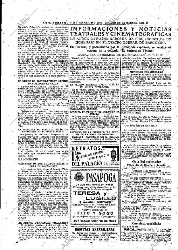 ABC MADRID 06-04-1952 página 45
