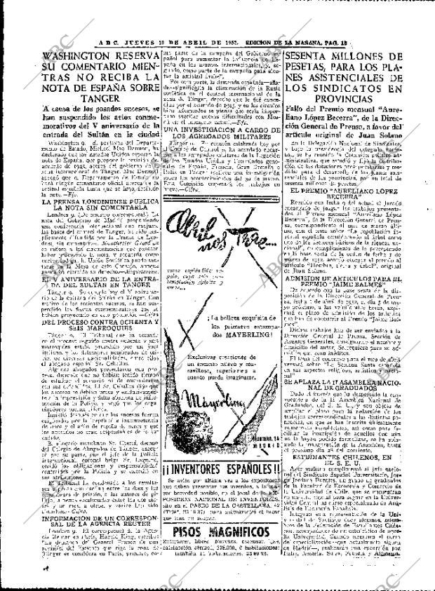 ABC MADRID 10-04-1952 página 18