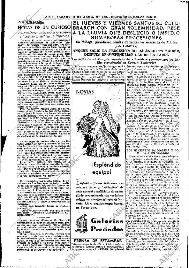 ABC MADRID 12-04-1952 página 41