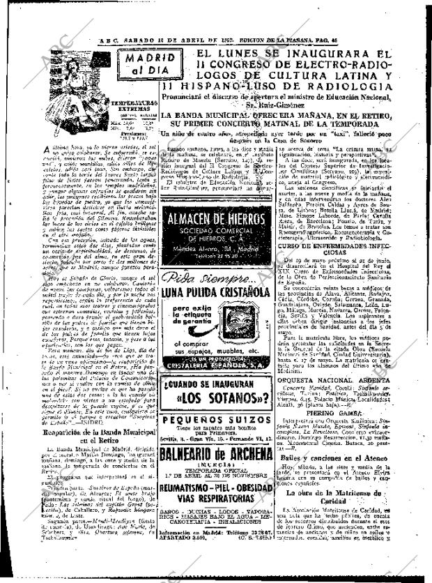 ABC MADRID 12-04-1952 página 45