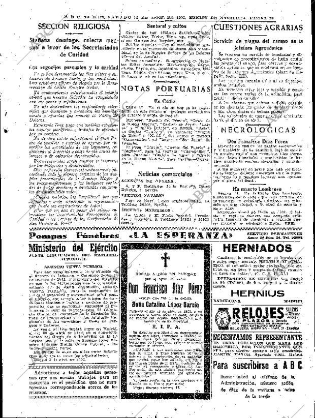 ABC SEVILLA 12-04-1952 página 25