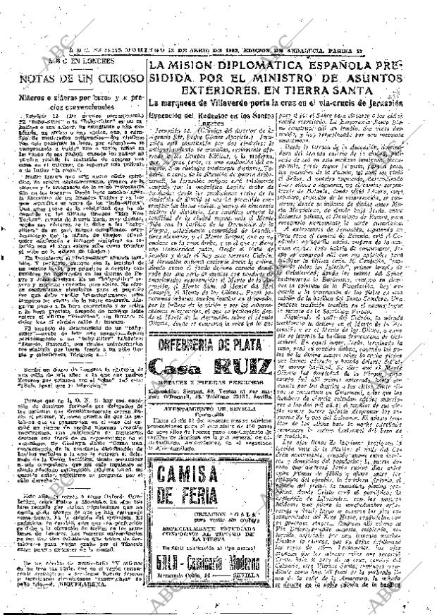 ABC SEVILLA 13-04-1952 página 17