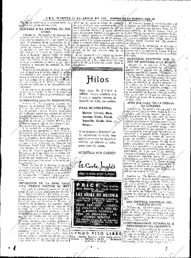 ABC MADRID 15-04-1952 página 18