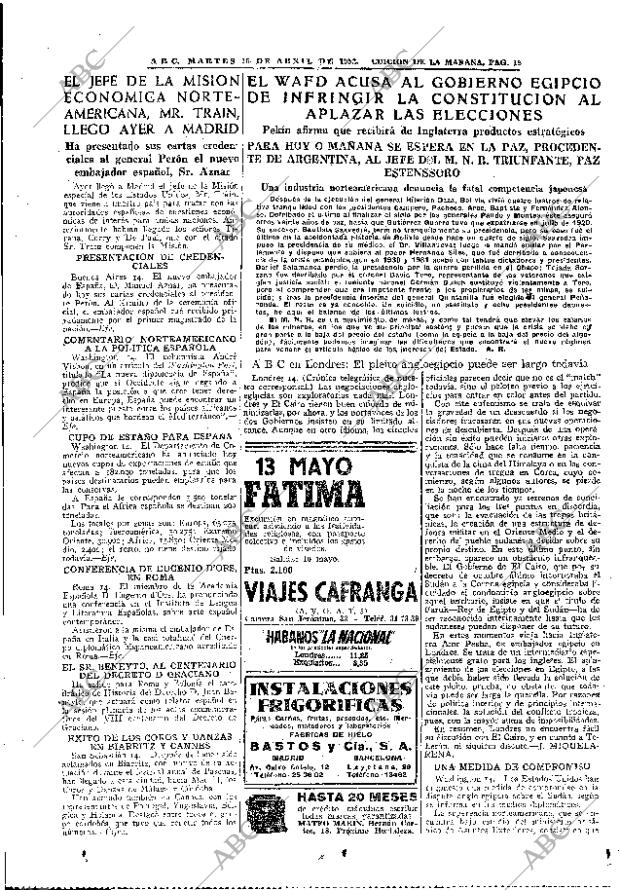 ABC MADRID 15-04-1952 página 19