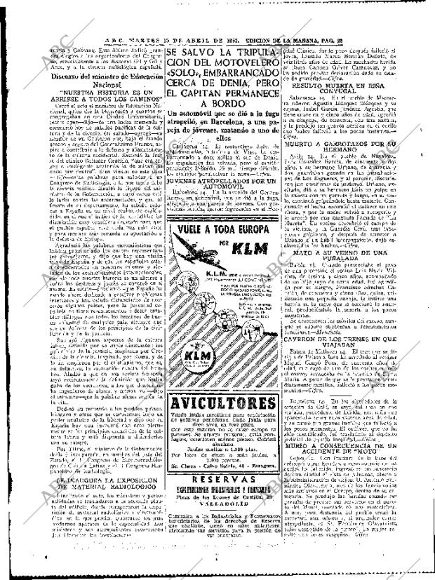 ABC MADRID 15-04-1952 página 22