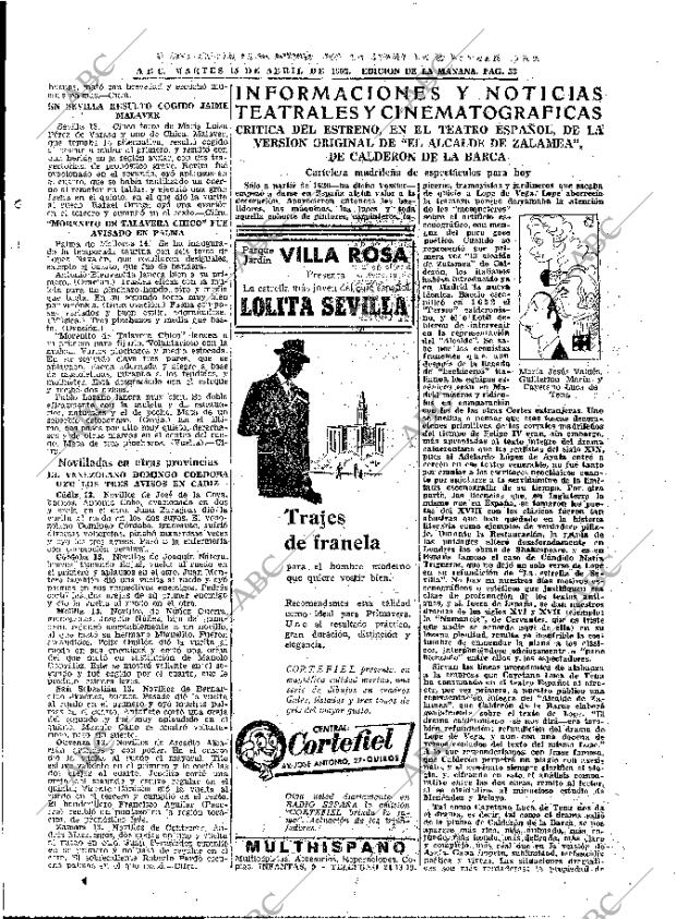 ABC MADRID 15-04-1952 página 33