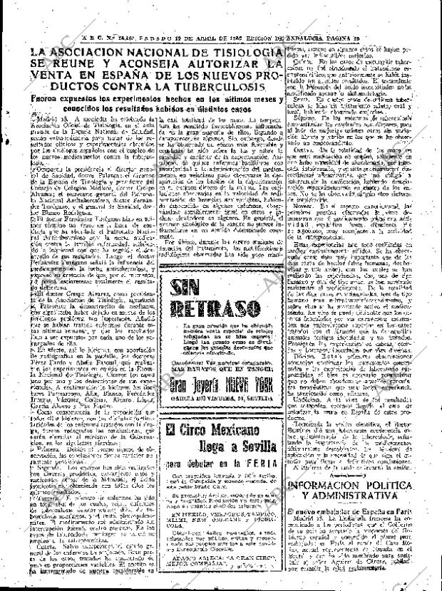 ABC SEVILLA 19-04-1952 página 15