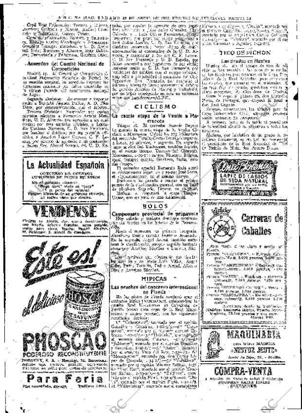 ABC SEVILLA 19-04-1952 página 22