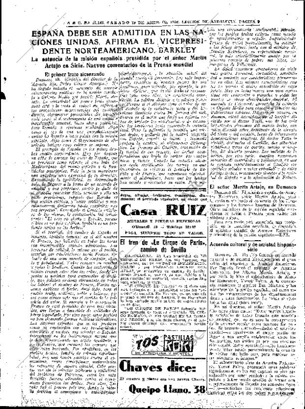 ABC SEVILLA 19-04-1952 página 9