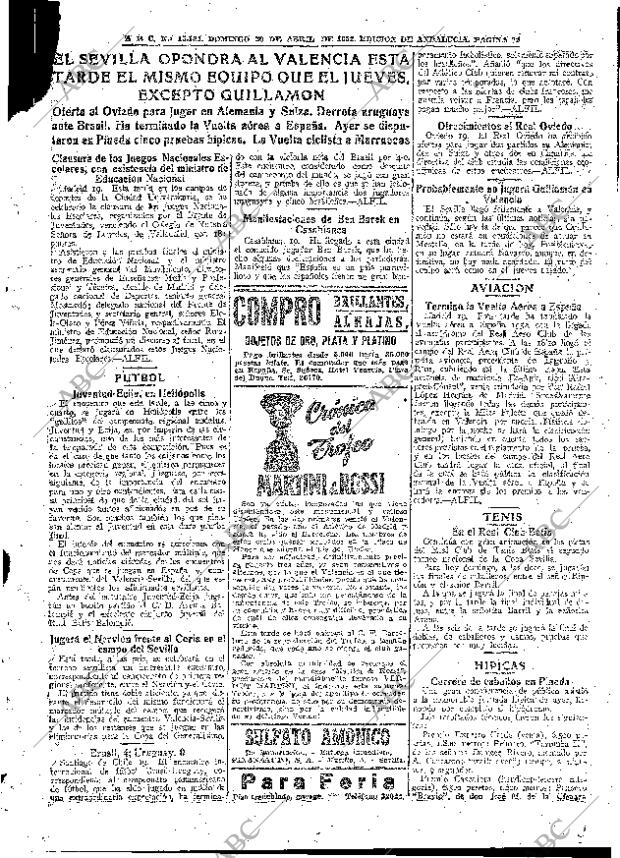 ABC SEVILLA 20-04-1952 página 29
