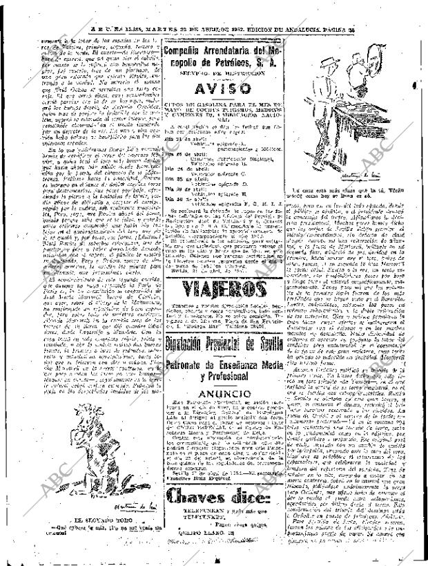 ABC SEVILLA 22-04-1952 página 28