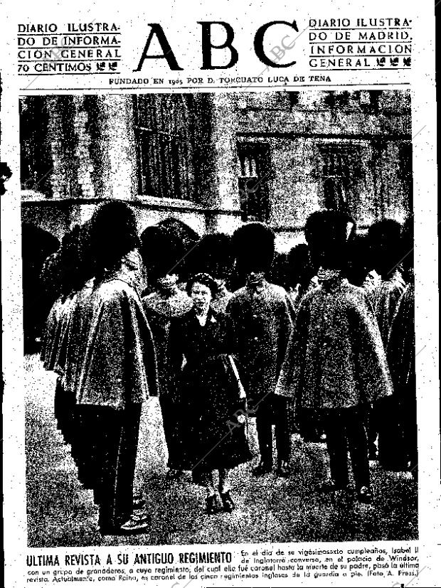 ABC SEVILLA 26-04-1952 página 1