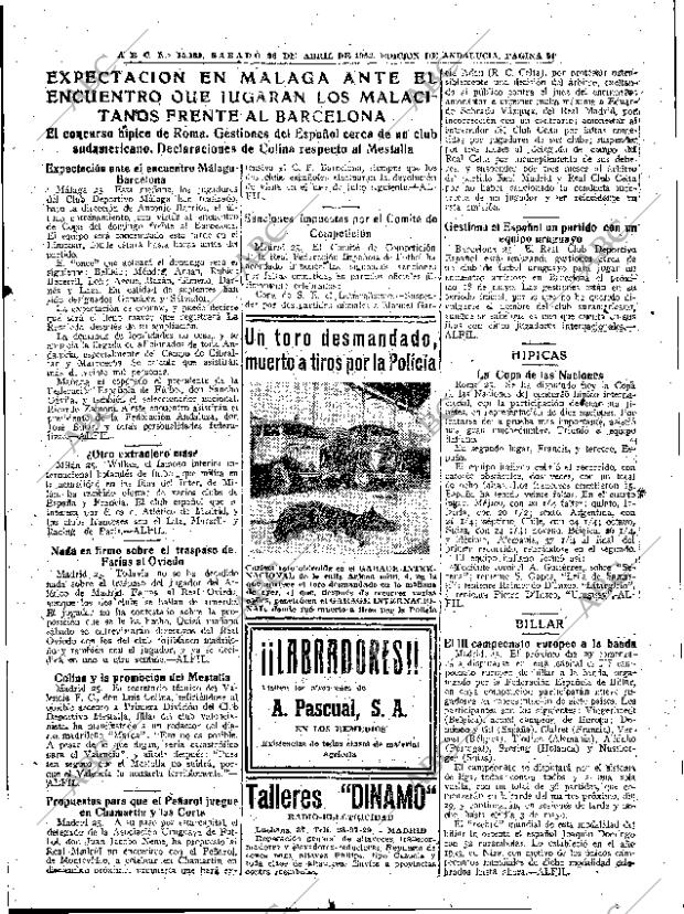 ABC SEVILLA 26-04-1952 página 21