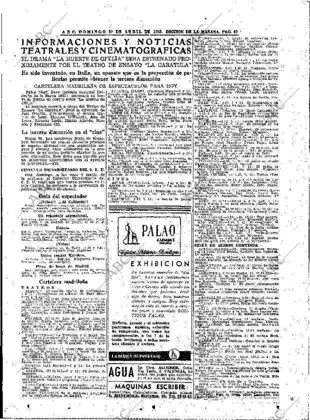 ABC MADRID 27-04-1952 página 49