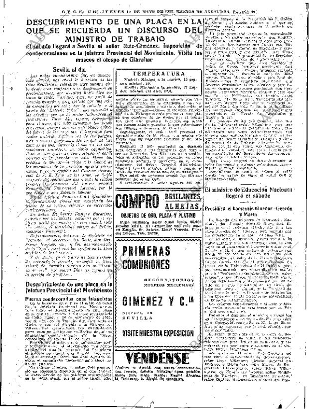 ABC SEVILLA 01-05-1952 página 17