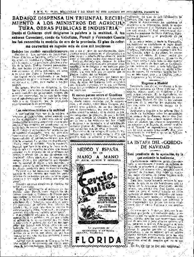 ABC SEVILLA 07-05-1952 página 11