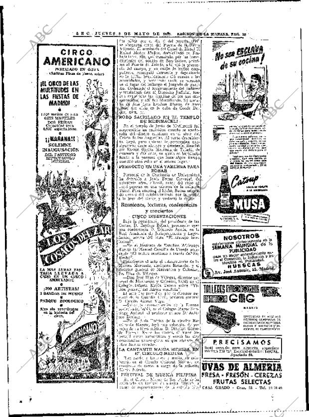 ABC MADRID 08-05-1952 página 28