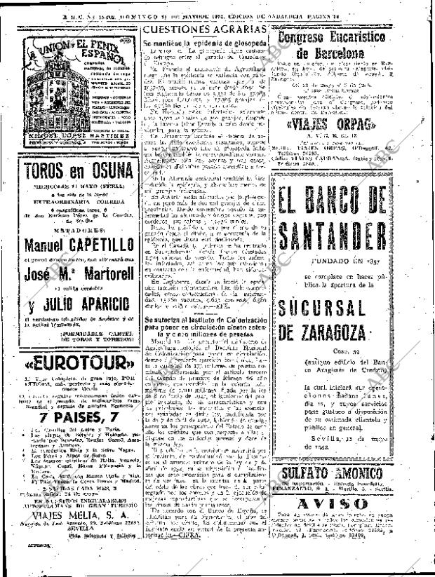 ABC SEVILLA 11-05-1952 página 14