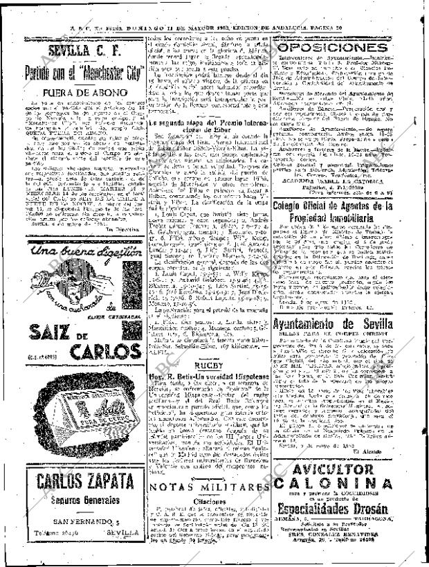 ABC SEVILLA 11-05-1952 página 20