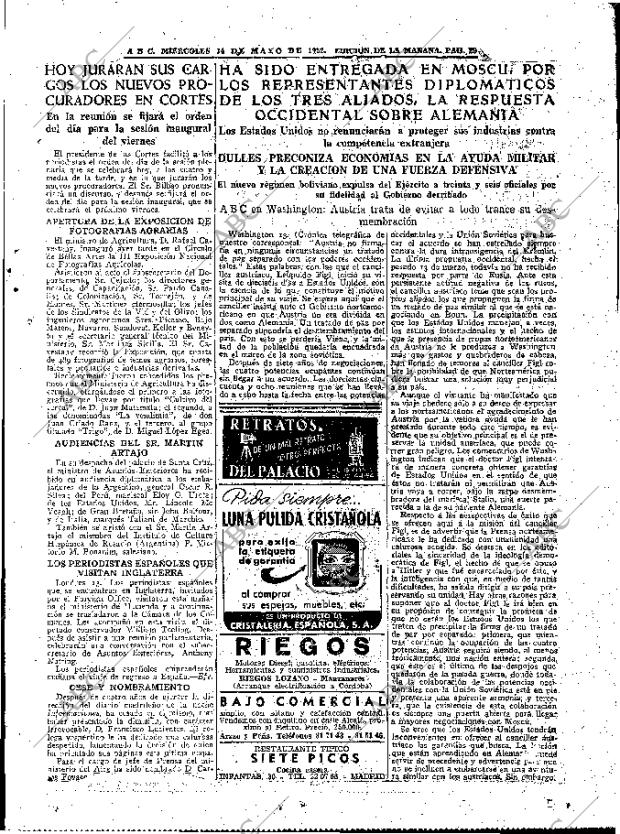 ABC MADRID 14-05-1952 página 29