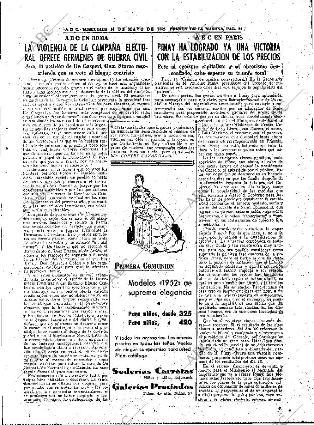 ABC MADRID 14-05-1952 página 31