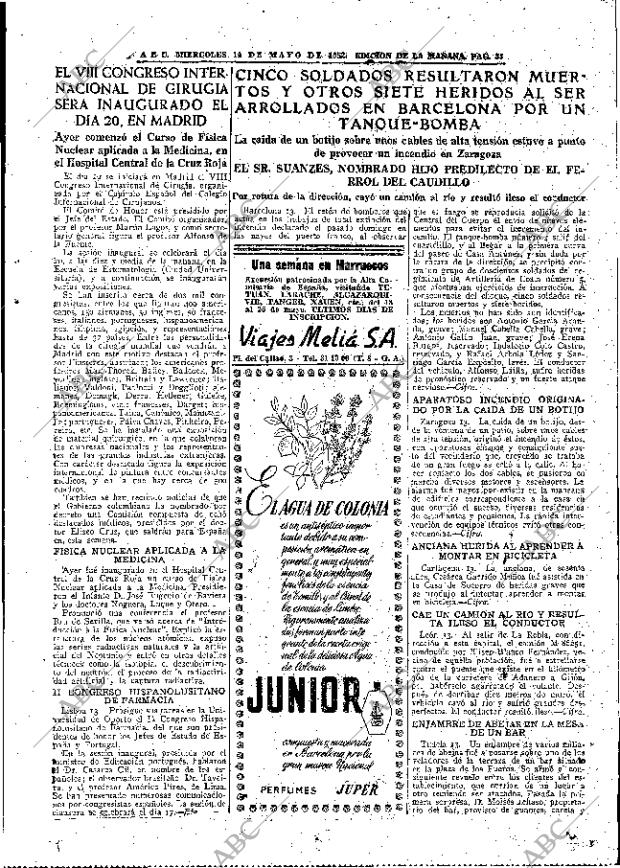 ABC MADRID 14-05-1952 página 33