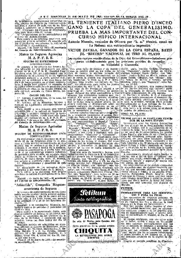 ABC MADRID 14-05-1952 página 39