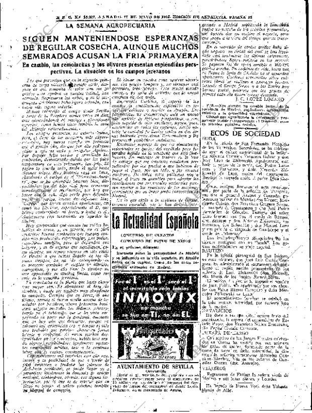 ABC SEVILLA 17-05-1952 página 15