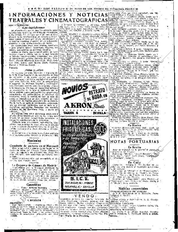 ABC SEVILLA 17-05-1952 página 20