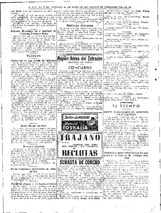 ABC SEVILLA 18-05-1952 página 16