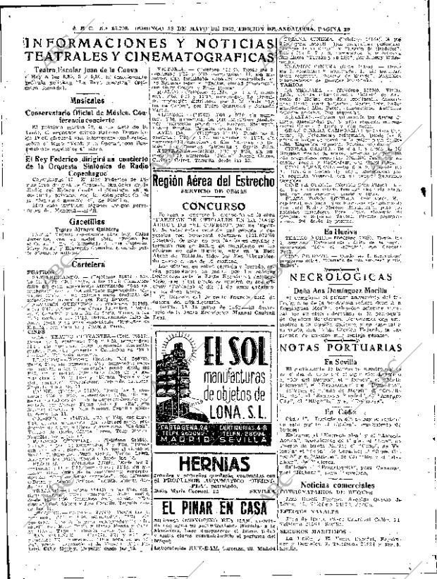 ABC SEVILLA 18-05-1952 página 20