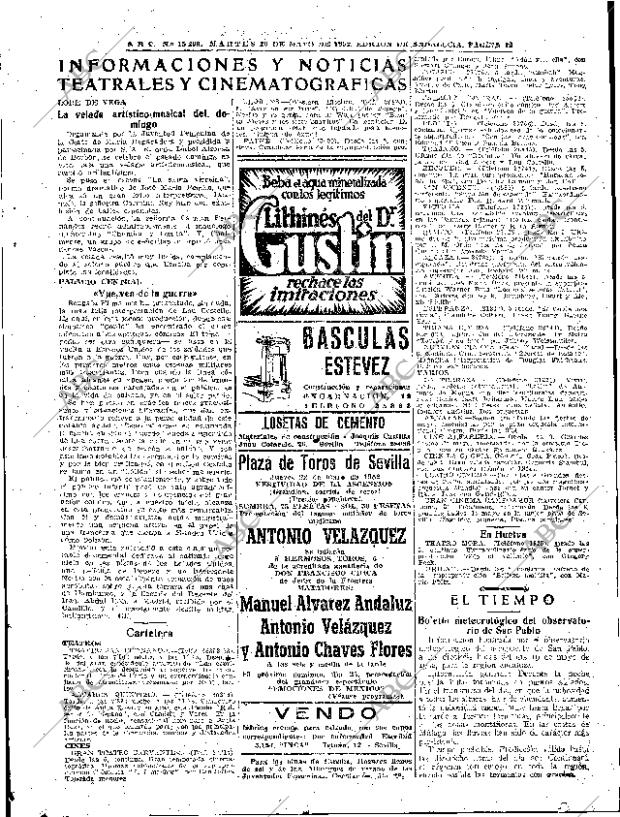 ABC SEVILLA 20-05-1952 página 19