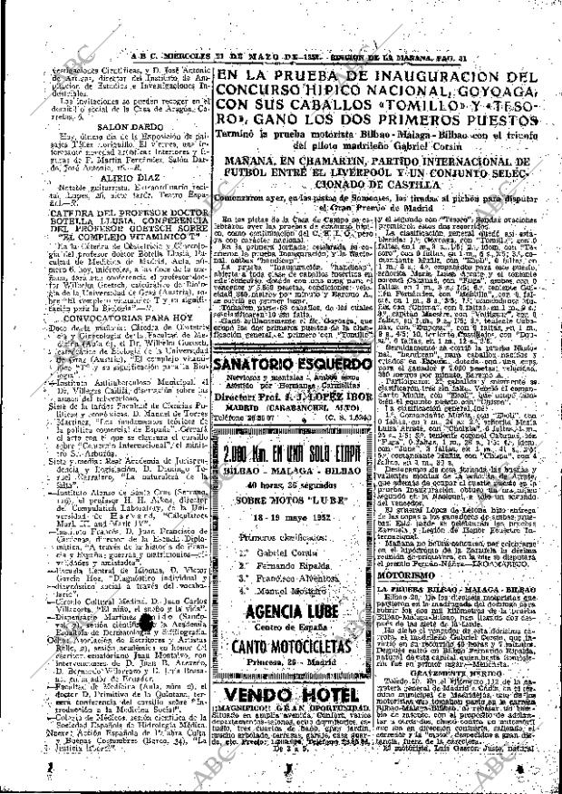 ABC MADRID 21-05-1952 página 31