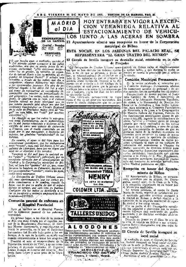 ABC MADRID 23-05-1952 página 31