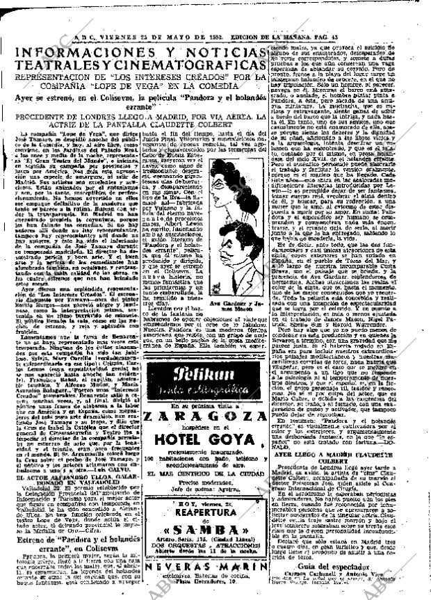 ABC MADRID 23-05-1952 página 43