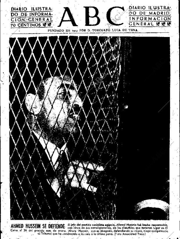 ABC SEVILLA 23-05-1952 página 1