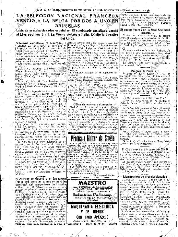 ABC SEVILLA 23-05-1952 página 15