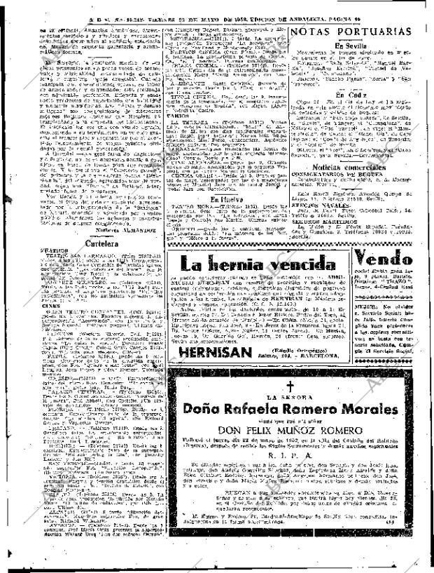 ABC SEVILLA 23-05-1952 página 19