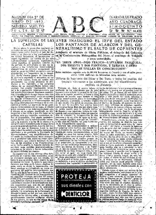 ABC MADRID 27-05-1952 página 15