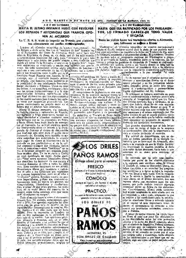 ABC MADRID 27-05-1952 página 21