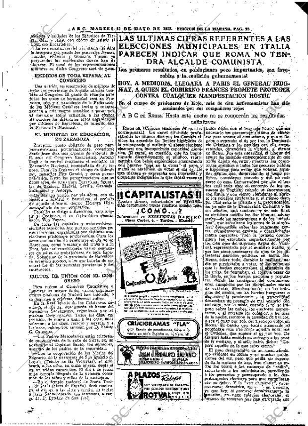 ABC MADRID 27-05-1952 página 25