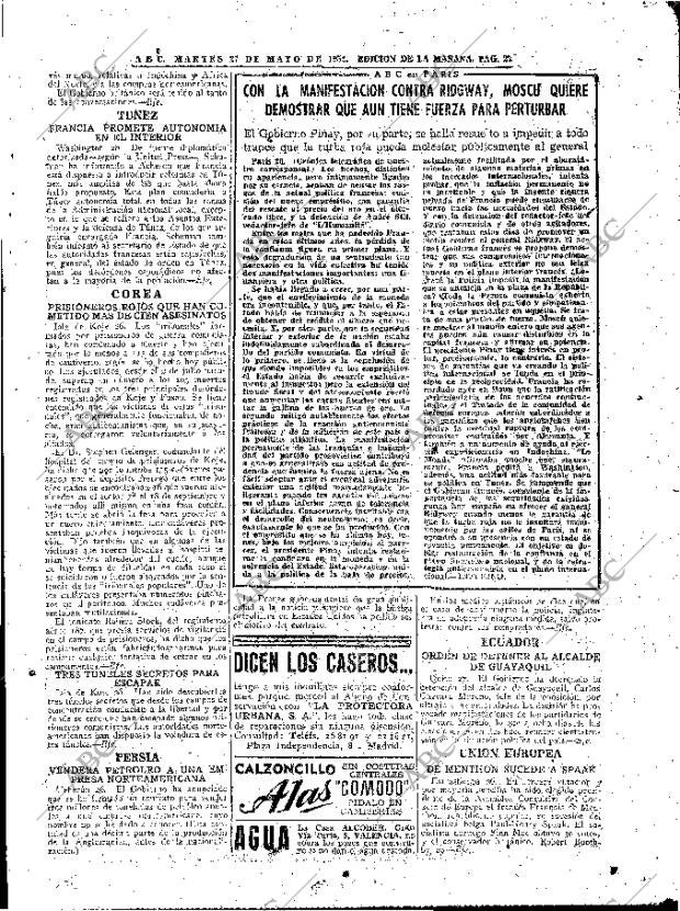 ABC MADRID 27-05-1952 página 27