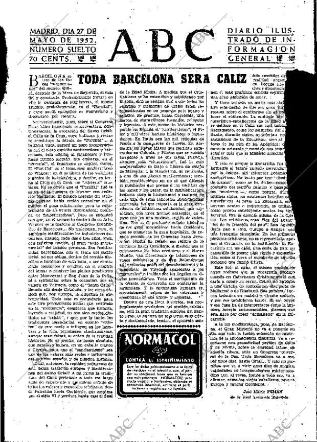 ABC MADRID 27-05-1952 página 3