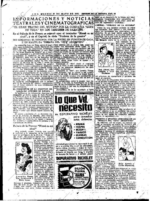 ABC MADRID 27-05-1952 página 39