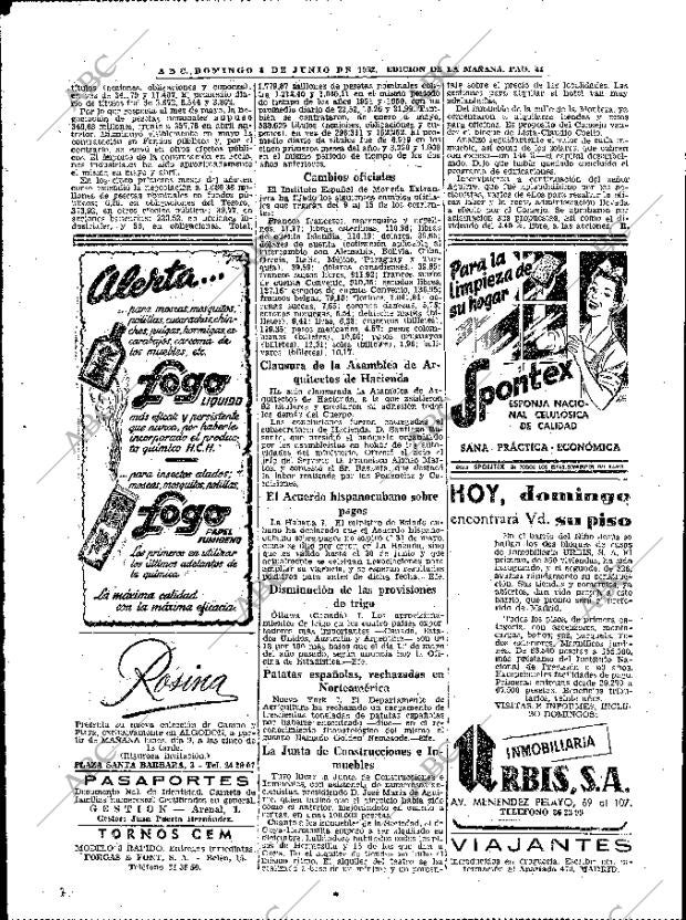 ABC MADRID 08-06-1952 página 44