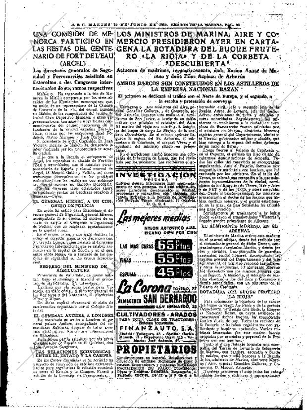 ABC MADRID 10-06-1952 página 23