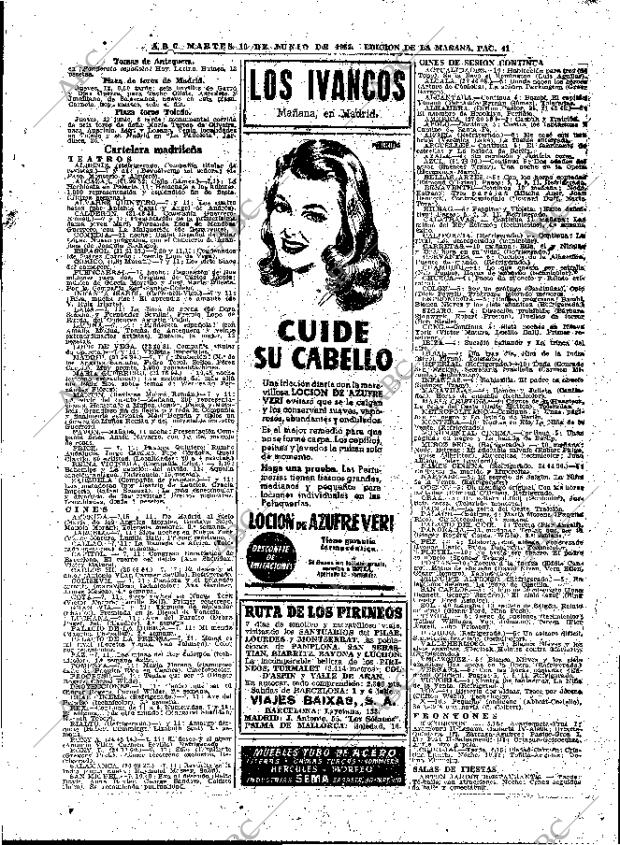 ABC MADRID 10-06-1952 página 41