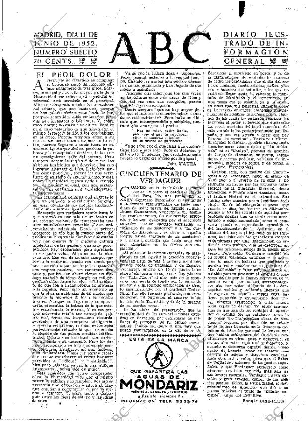 ABC MADRID 11-06-1952 página 3