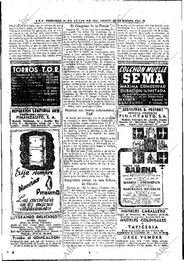 ABC MADRID 18-06-1952 página 24