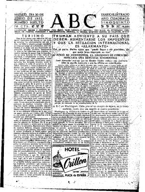 ABC MADRID 20-06-1952 página 15